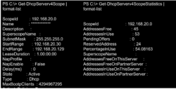 Informazione sul DHCP con Powershell